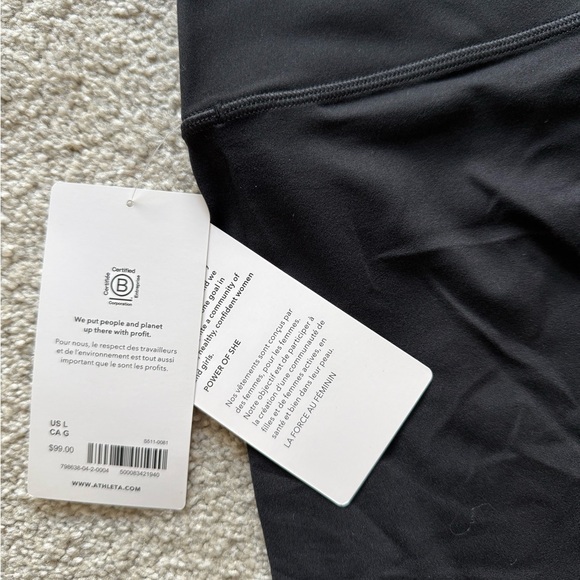 Athleta Transcend 7/8 Leggings | Large | New with Tags - Picture 10 of 12